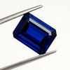 Natural Blue Sapphire Flawless 19 Ct Emerald Cut  Certified Loose Gemstone