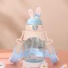 Water Bottle Outdoor Sports Large Capacity Plastic Water Cup Elastic Cover Student Portable Rope Cup Creative Cup Space Cup Kettle