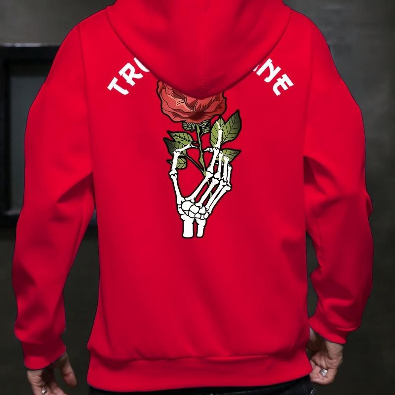 Unisex Casual Sports Hooded Sweatshirt Printed Fashion Trendy Hoodie
