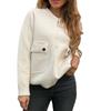 Women's Fashion Casual Solid-color Long-sleeved Cardigan Jacket