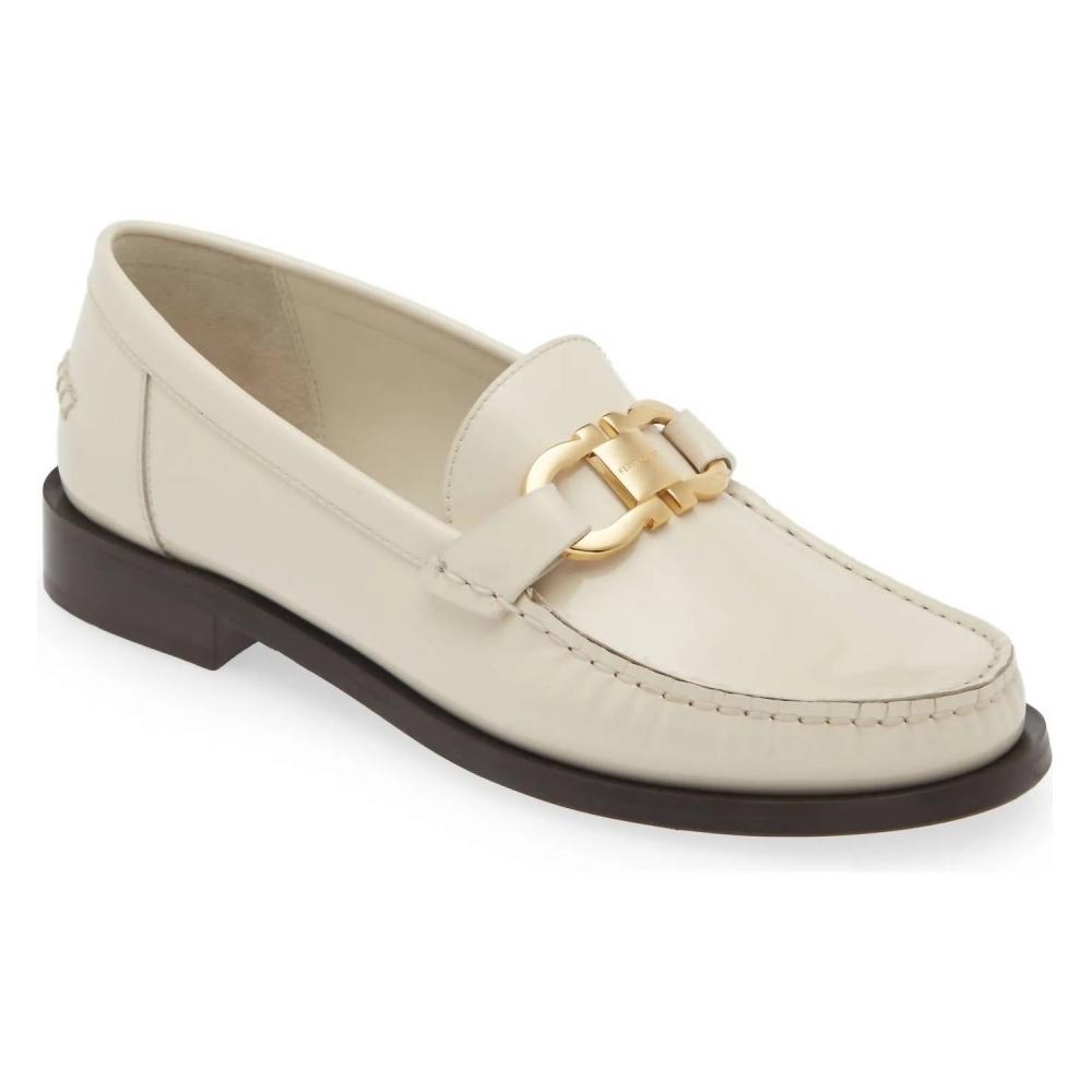

Salvatore Ferragamo Жіночі S Maryan Bit Лаковані туфлі-лофери з маскарпоне maScarpone US 9.5