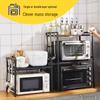 Retractable Kitchen Countertop Shelf for Microwave and Rice Cooker