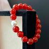 10Mm Retro Natural Agate Bracelet Women'S Bracelet Atmosphere Beaded Round Bead Bracelet