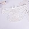 Ausgehöhlte Mädchen-Slips für Damen, transparent, atmungsaktiv, niedrige Taille, bestickte Hosen, sexy, glamouröse Damen-Unterhose