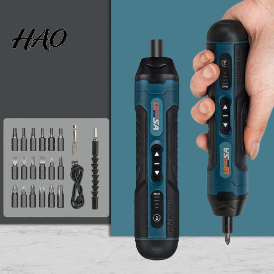 Precision Screwdriver 1 Set Electric USB Charging Multi-function Powerful 3.6V Cordless Electrical for Industry Rechargeable