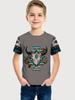 Kids Clothes Boys Tshirt Short Sleeve 3D Skull Print Children Summer Clothes Creative Stylish Streetwear Round Neck Girl Clothes