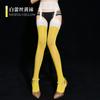 Qinghe Sexy Suspender Socks Integrated Oil Shiny Stockings Lace 8D Oil Shine Stockings Hollow Women's Large Size Black Silk