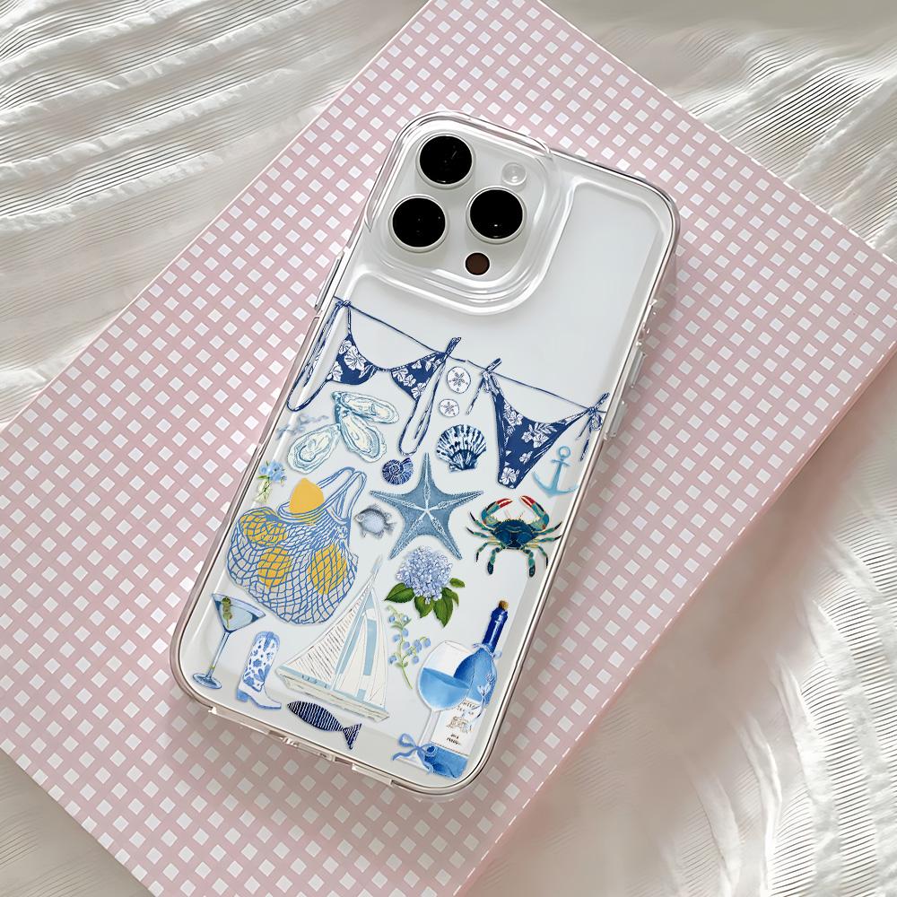 Meereslandschaft Wein Zitrone Handyhülle Für Samsung Galaxy S26 S25 S24 S23 S22 S21 S20 FE Note 20 10 Edge Plus Ultra Lite 5G Hülle