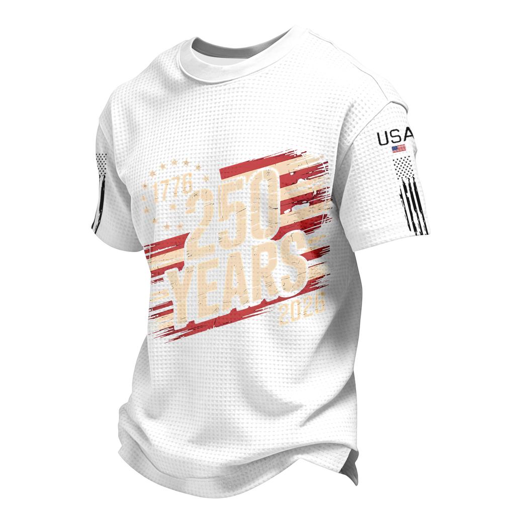 Men's Casual Round Neck Short Sleeve T-Shirt