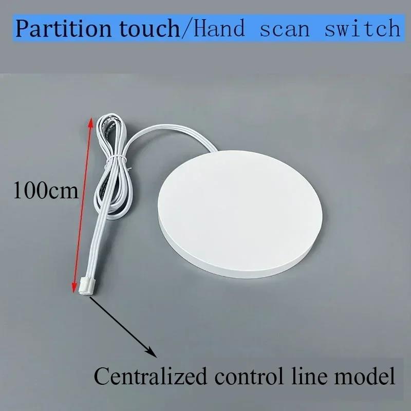 Dimmable large partition touch 80mm Wood Panel Sensor Switch LED Touch Sensor 12V 24V Light Control Touch Switch Dimmer Sensor