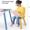 GINGER HOME Ensemble Table et 2 Chaises Enfant – Thème GHOSTS – Bois MDF et Pin – Pour Apprentissage, Jeu, Repas – Dès 3 Ans