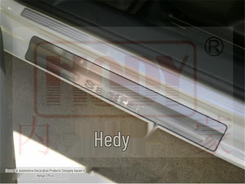 Otai S06-1: Compatible Sill Strip for Sagitar Welcome Pedal Modification.