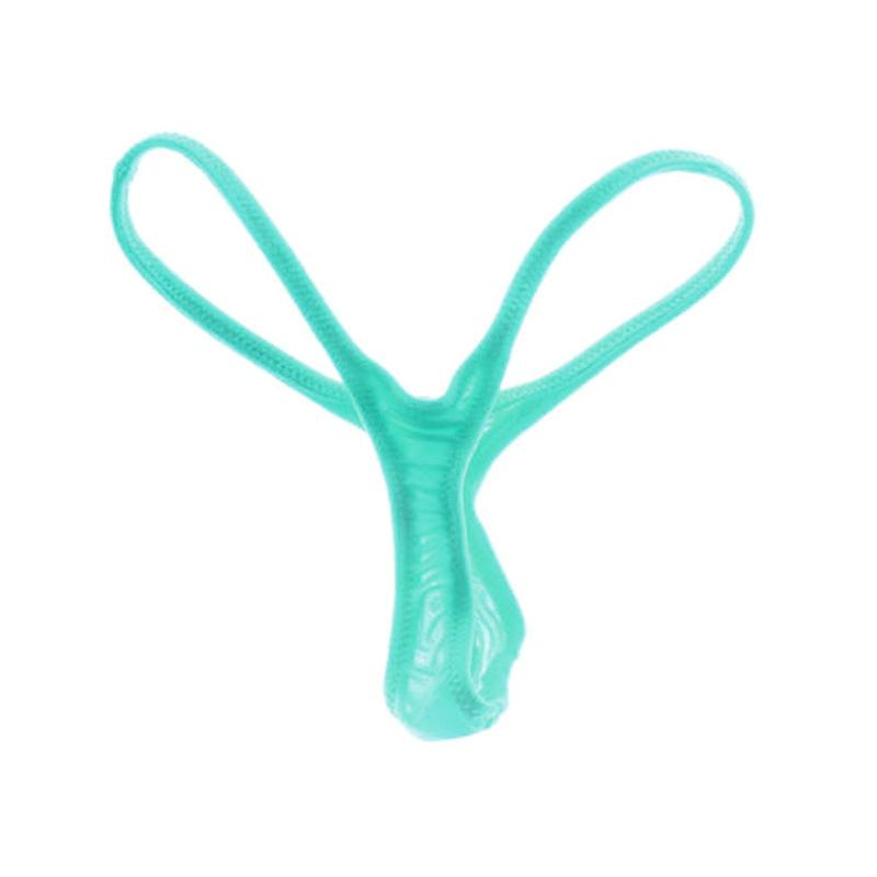 1Pc Briefs Mini Nylon Solid Color Underwear Sexy Low Waist Bikini Underpants Men's