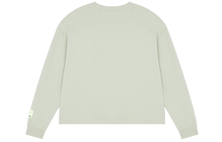 New Balance T Shirts Women's Light Green Crew Neck Straight Fit AWT21307-PGE