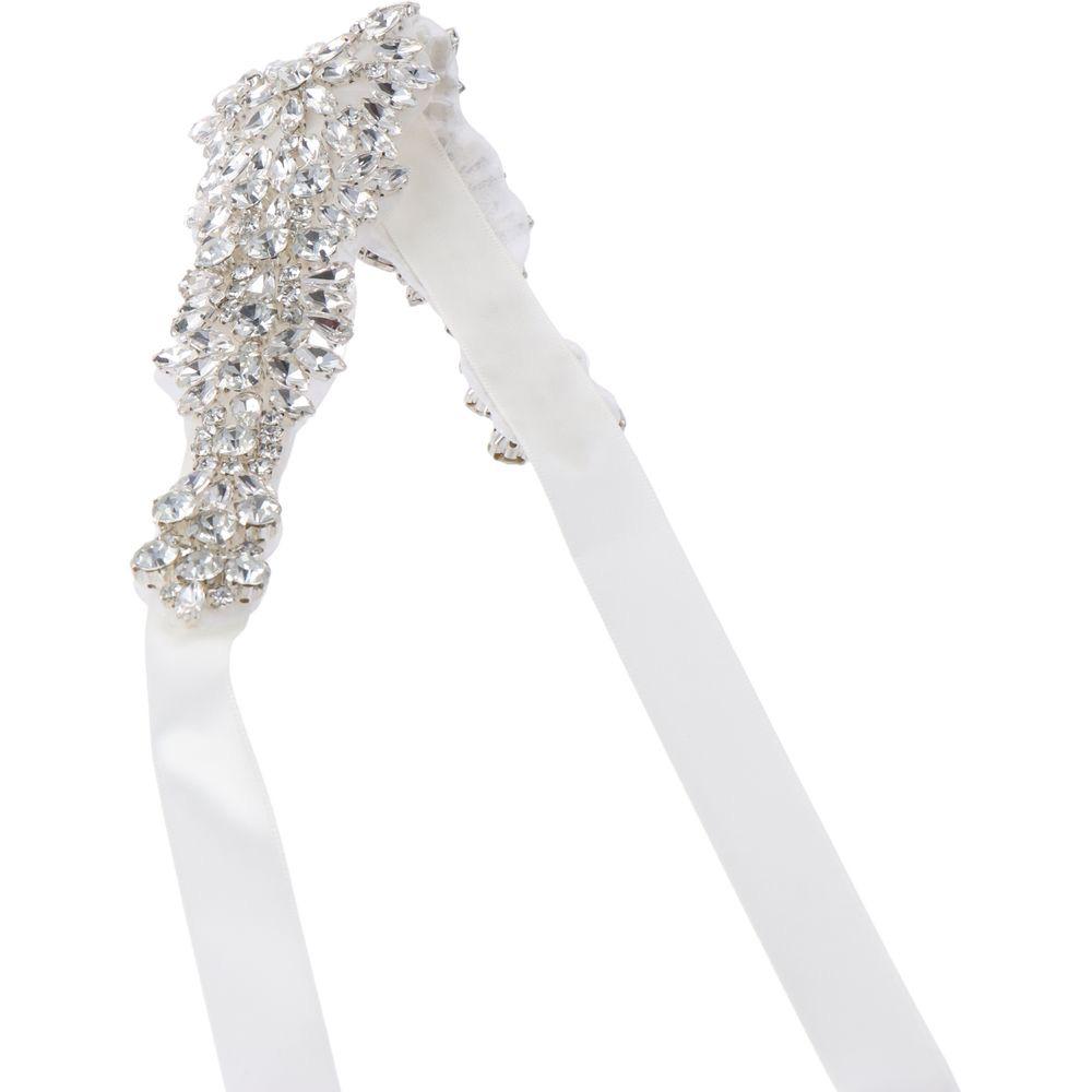 Diamond Flower Size: 29*6cm, Ribbon Size 270*2cm Wedding Belt Rhinestone Belt  Graduation