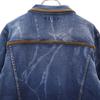 Brand new BLUE MONSTER CLOTHING Denim Jacket L stretch G jacket Men's Used