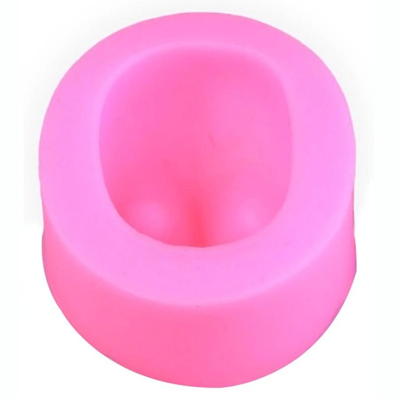 DIY Silikon Mold Girl Face Baking Tool Kake Fondant Dekorere Mold Sugarcraft