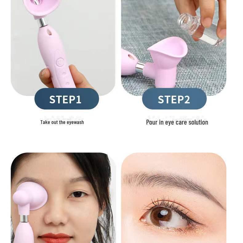 Sonic Eye Wash: Deeply Cleans, Massages, Protects, and Relieves Dry Eyes and Fatigue.