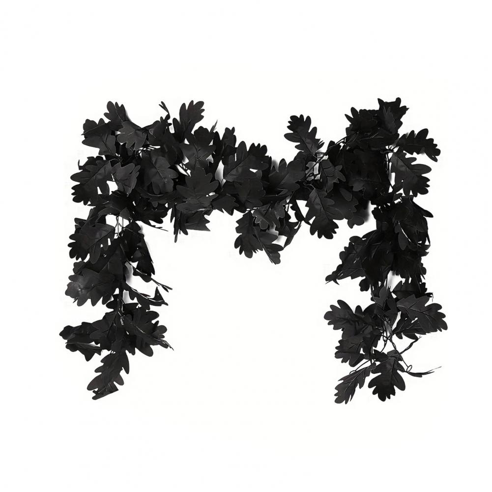 

Fall Leaf Decor Realistic Artificial Garland Festive 8ft Halloween Chrysanthemum Leaf Garland for Indoor Outdoor Decorations