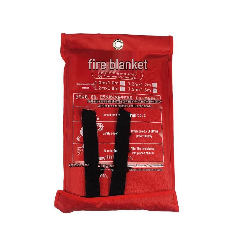 Certified 1m Fireproof Fiberglass Blanket for Household and Kitchen Fire Protection