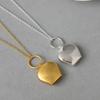 Autumn & Winter Heart Pendant Necklace Sweater Chain