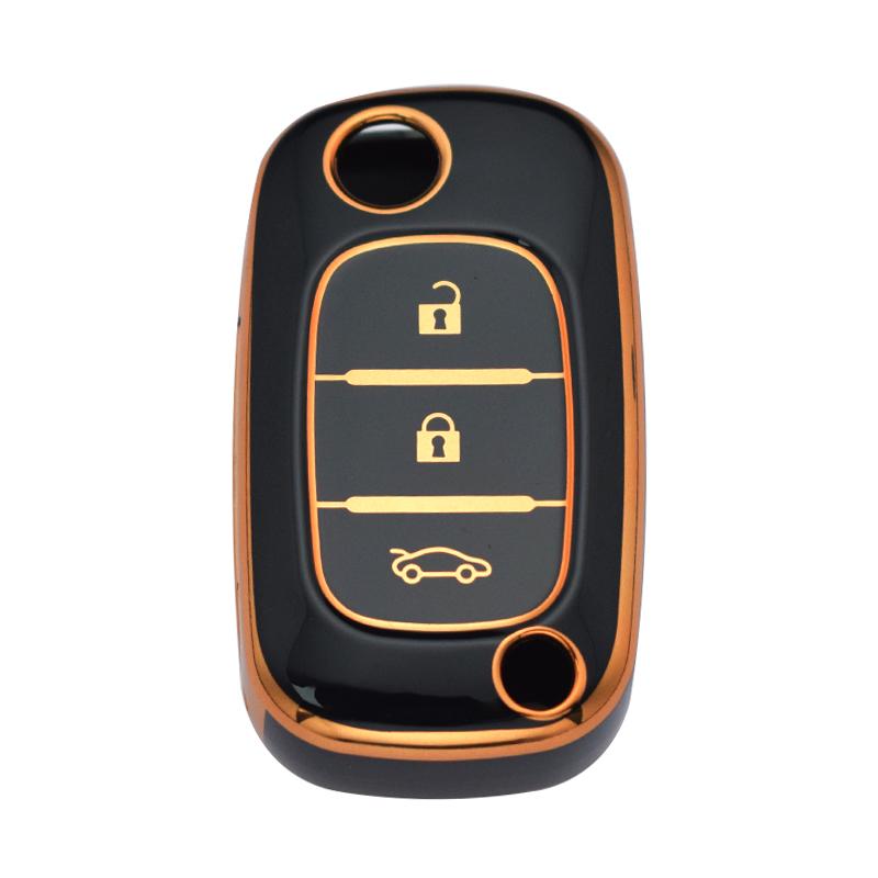 TPU Car Key Case Cover Shell Fob Holder For Renault Megane 3 Fluence LADA Priora Granta Xray for Mercedes Smart Fortwo Forfour Protection Accessories