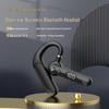 Retro Style Noise-Cancelling Single-Ear Wireless Bluetooth Earphone with Long Standby and Low Latency, v6.0 In-Ear Hook-Type for E-sports