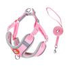 The Pet Chest and Back Strap Is Adjustable and Breathable. The Cat Leash Can Be Extended and Retracted When Taking The Dog for A Walk