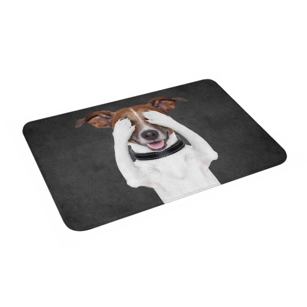 Funny Jack Russell Terrier Doormat Non-Slip Entrance Kitchen Bath Door Floor Mat Dog Lover Bedroom Balcony Carpet Rug