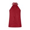 Womens Spring Tops Neck Sleeveless Blouse Summer Shirts for Women Office Style Womens Summer Tops Dressy Casual