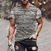 European and American Cross-border Summer Men's T-shirt 3D Digital Printing Short Sleeve LiExpress
