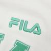 FILA Letter Print Hooded Casual Knit Jacket Women jackets Cloud-Mushroom-White F11W419505F-WT