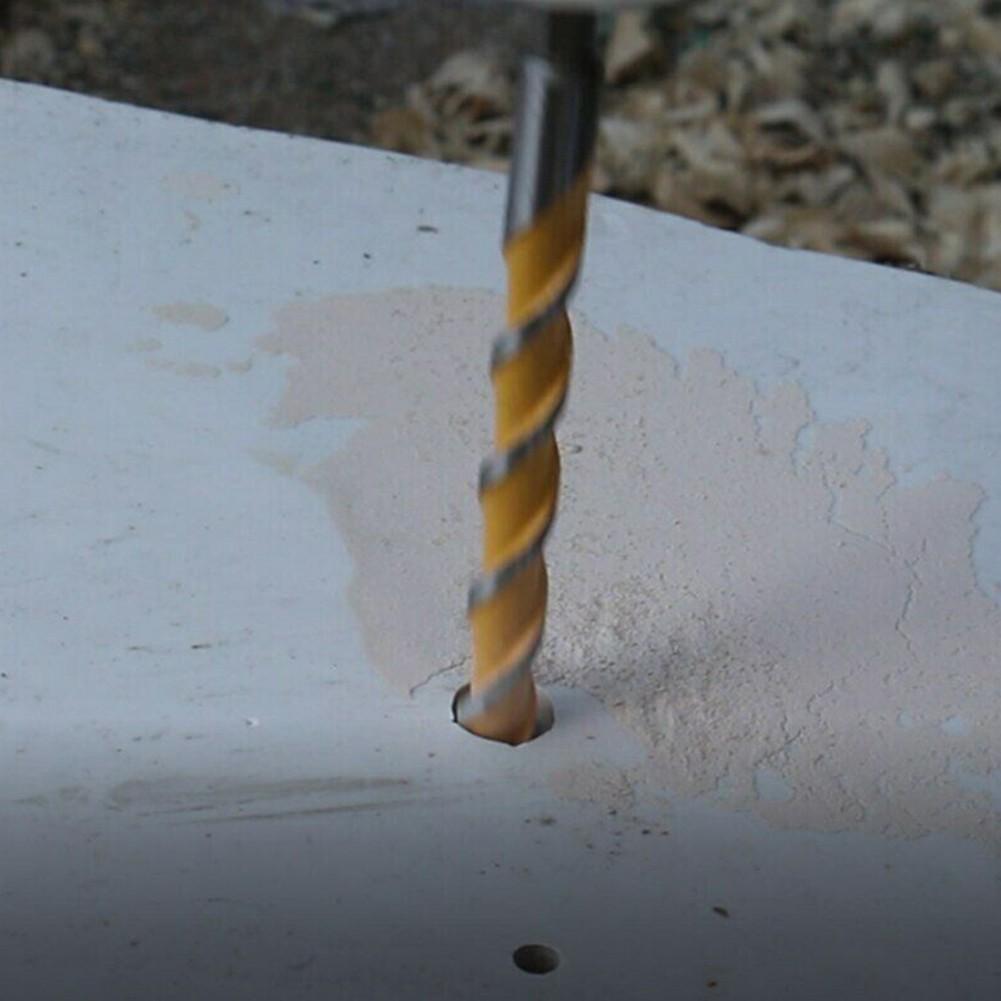 Burghiu din carbură cu tijă hexagonală de 1/4" 4 buc. Instrument de lucru manual