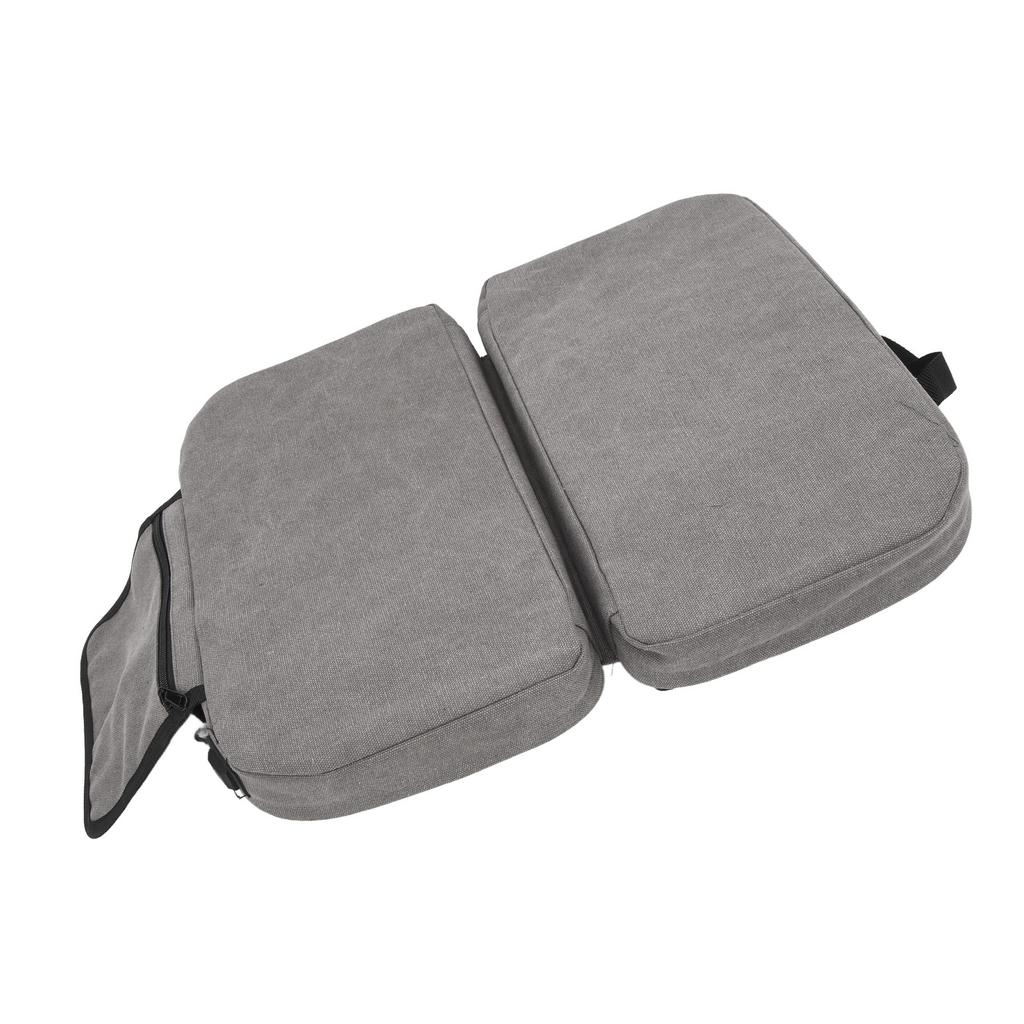 Beheiztes Stuhlkissen, grau, faltbar, einstellbare Temperatur, USB-betrieben, tragbar, warm, Stuhlpolster für