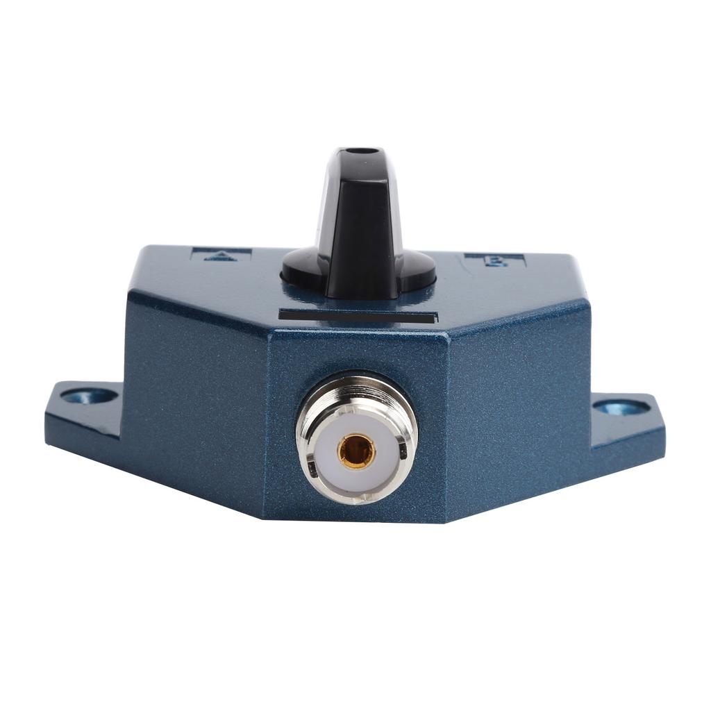 Radio Antenna Switch Zine Alloy 2 Position Adapter Converter Connector for CA‑201 Antenna