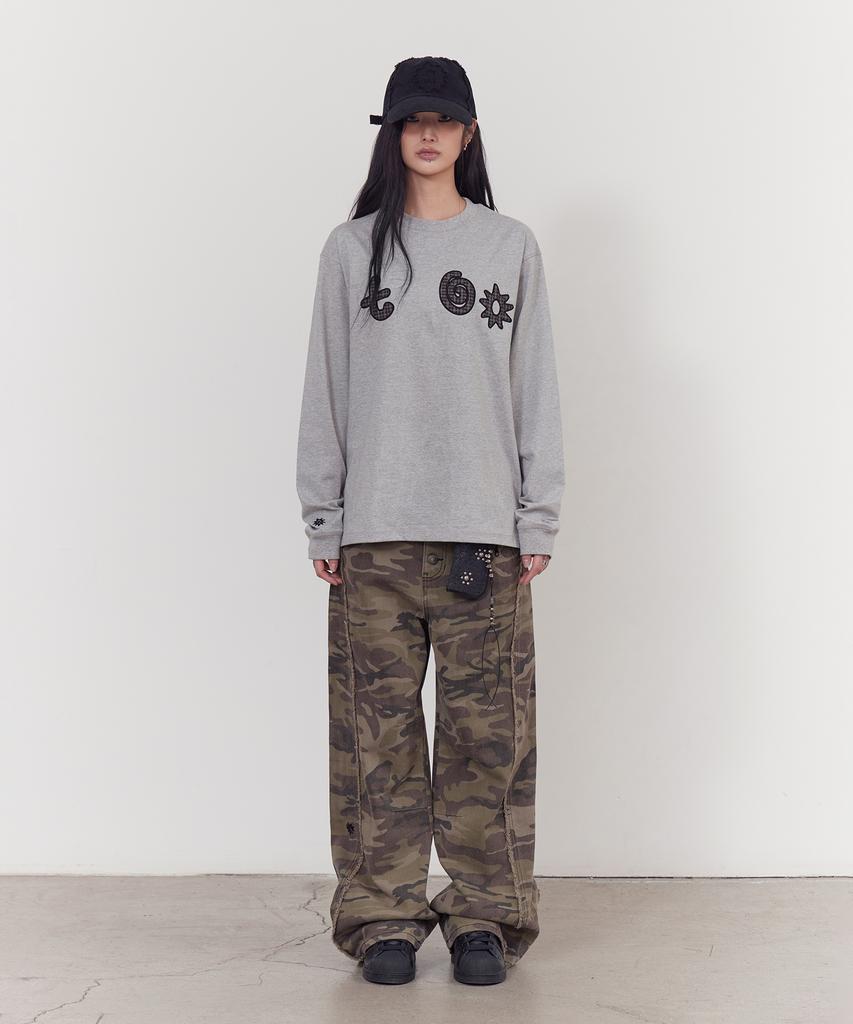 Tonilolenseu Curved Line Camo Pants