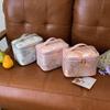 Fashion Women Makeup Bag Portable Cute Ladies Cosmetic Toiletry Storage Pouch Handbag New Cotton Quilted Zipper Bag