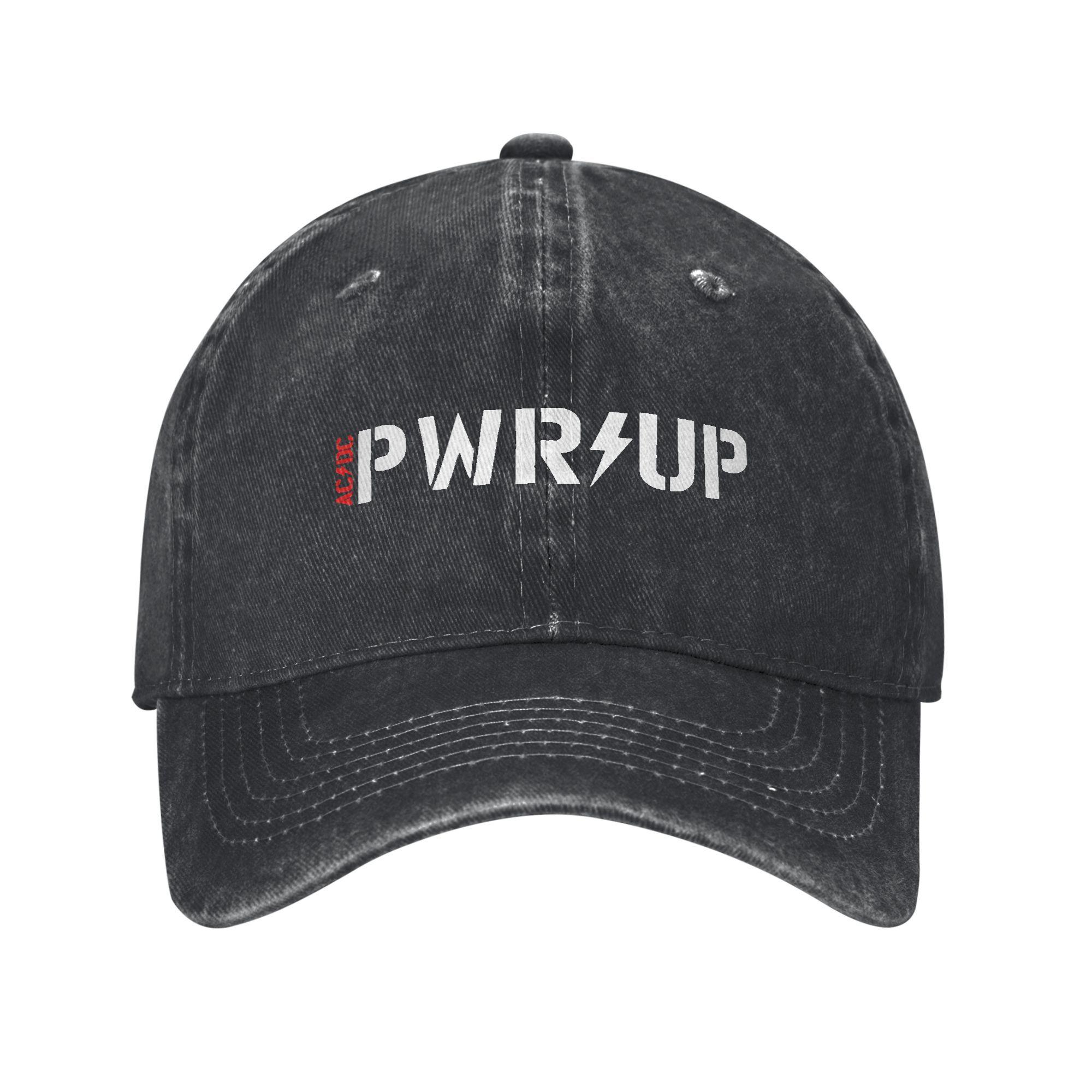 XIXIGO Cap ACs Rockmuziek Pwr Up Wereldtour DC EUROPA 2025 Baseballpet Accessoires voor Mannen Vrouwen Mentale Band Verstelbaar Trucker Petten Adjustable