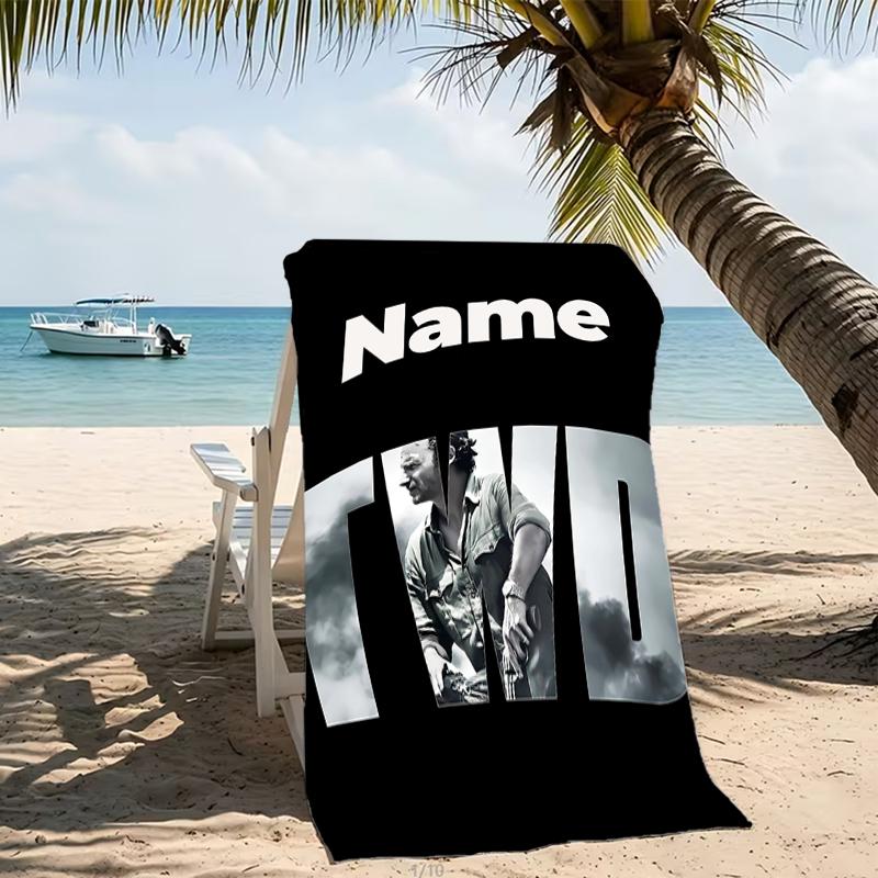 Customizable Personalized Beach Towels The Walking Dead Themed designs.Suitable for the Beach, Yoga, Sports;ideal As Beach Accessories