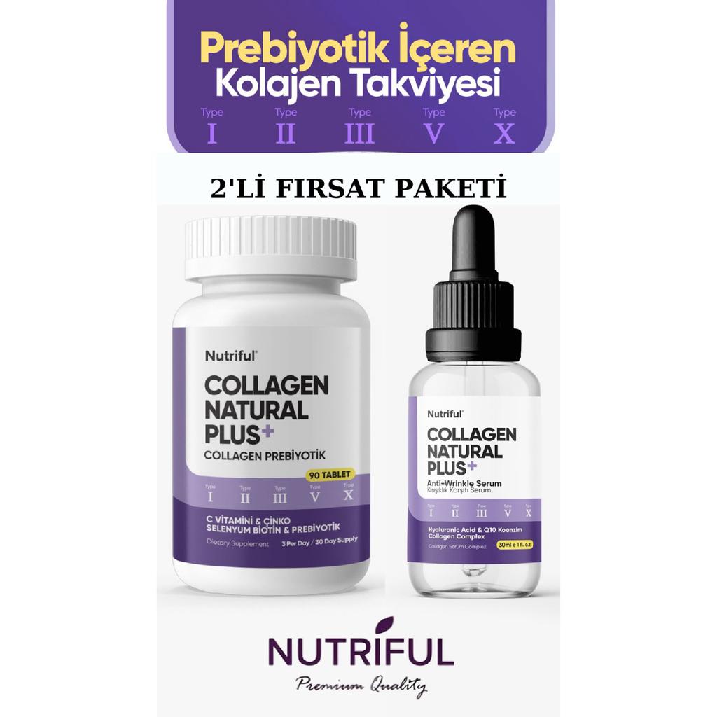 Collagen 5 Types Of Prebiotic Tablet- Collagen Anti-forty Serum 2