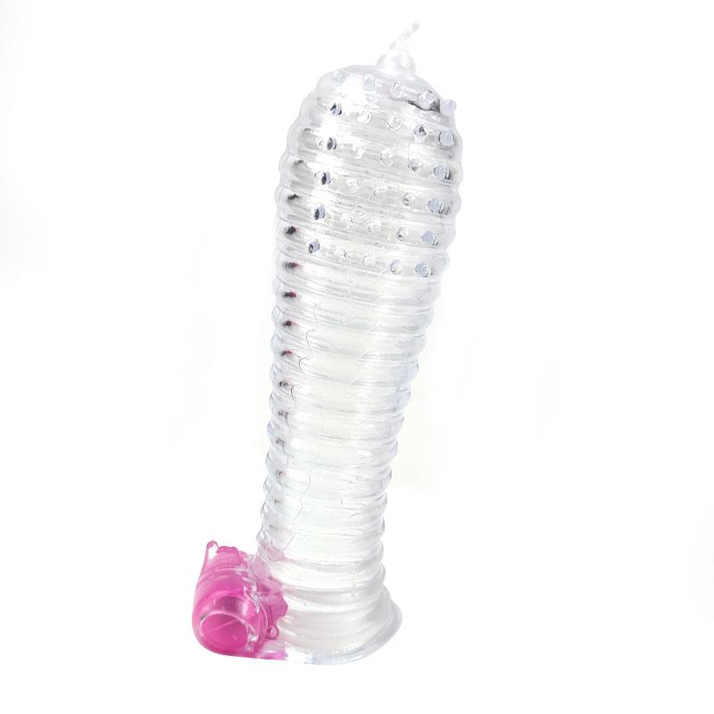Transparent Vibrating Penis Sleeve