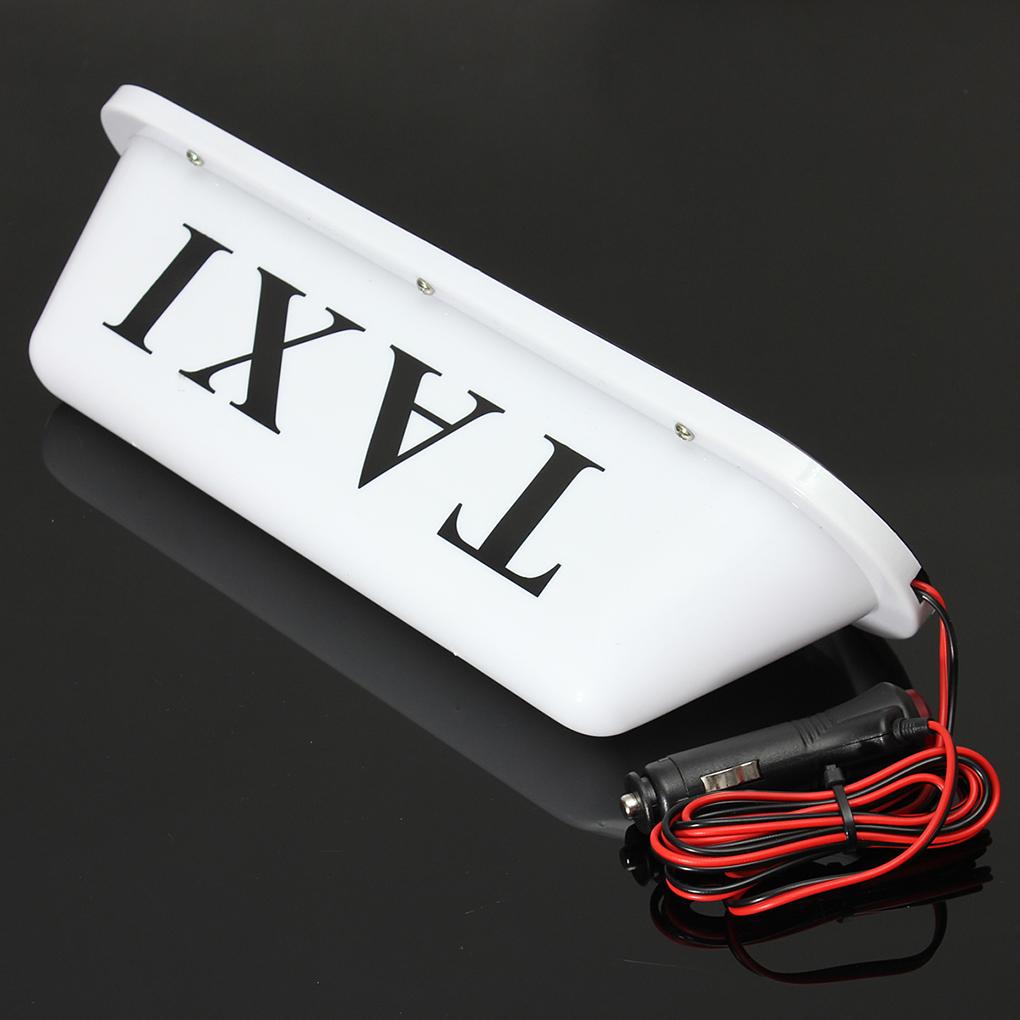 Auto LKW Taxi Schild Dachkuppel LED Licht Lampe Schale Magnetfuß Zigarettenanzünder 12V