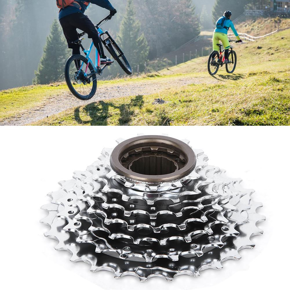 Chromeplate Bicycle Flywheel Rear Free Wheel Replacement Accessory for Mountain Bike7 Speed