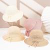 Ladies' Straw Hat Summer Sun Hat Fashionable And Simple Woven Sun Hat Candy Colored Wide Brimmed Sun Hat Holiday Gift