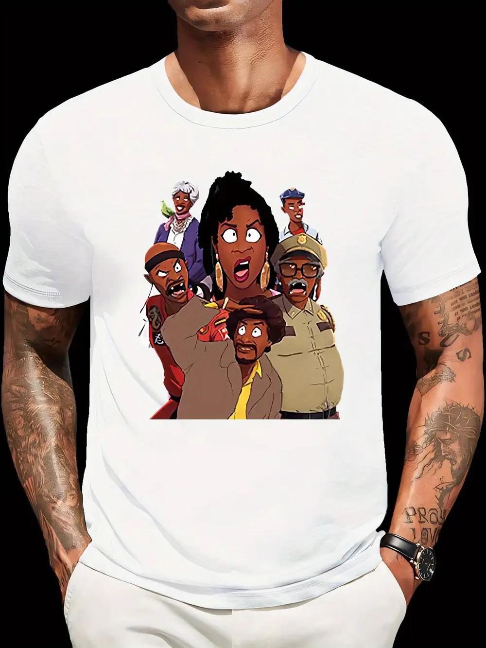 Warrior Comics Graphic T-shirt - Vibrant Cartoon Print XXXL
