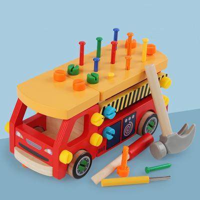 Crianças 3D Busy Board Brinquedos de madeira Jogo Montessori Simulação Brincadeira de faz de conta Ferramentas de parafuso Treinamento de movimento fino Brinquedos educativos