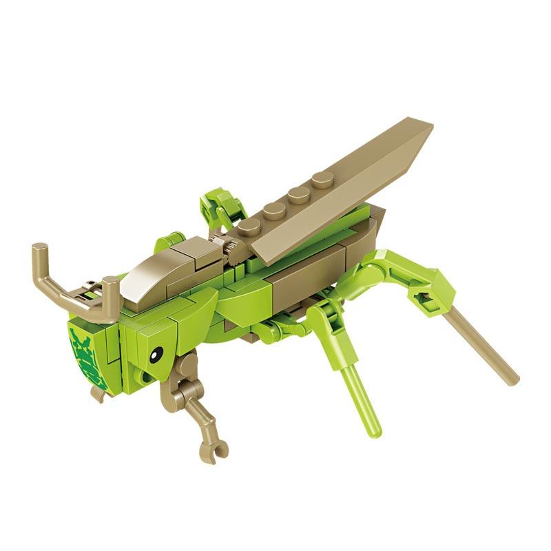 Yaratıcı Yapı Blokları Böcek Modeli Arı Yusufçuk Karınca Peygamberdevesi Çocuklar için Birleştirilmiş Oyuncaklar İlginç Hayvan Süsleri Hediyeler