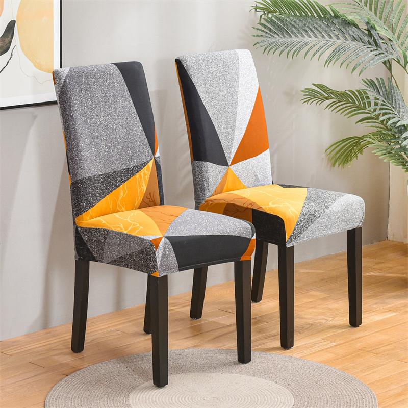 Chair Covers Set Of 1/2/4/6 Pcs, Parson Chair Slipcovers For Dining Room, Removable Kitchen Chair Cover For El And Ceremony