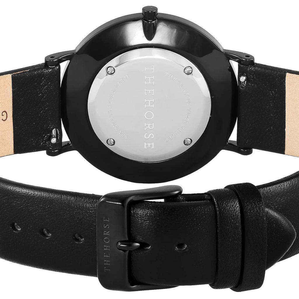 The Horse The Stone Dial STO123-C2 Watch, Black [Parallel Import]
