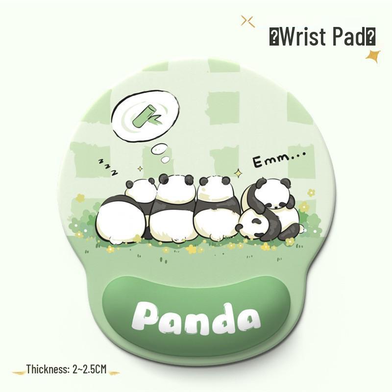 Cute Happy Fishing Wrist Support Mouse & Keyboard Pad for Office